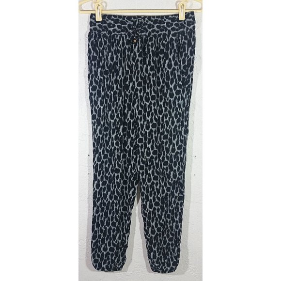 Ali and Kris Pants Medium Animal Print Lounge Pockets Elastic Waist - Picture 1 of 4